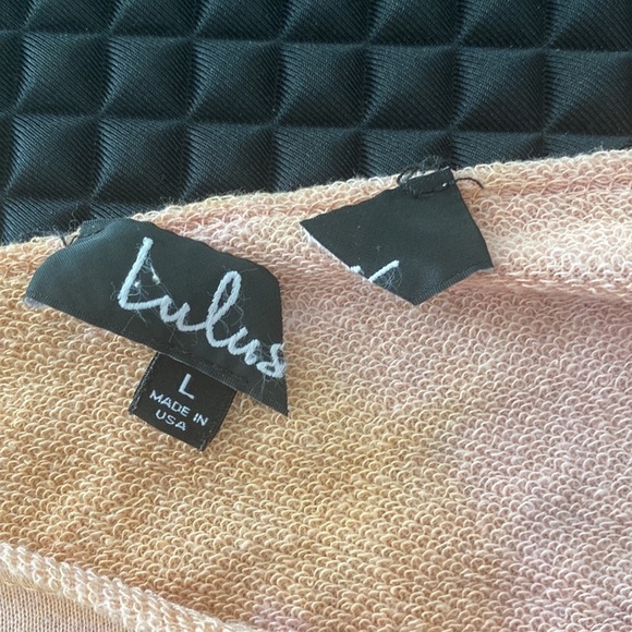 Lulus Long Sleeve Tie Dye Sweat Top Size L - Picture 4 of 4